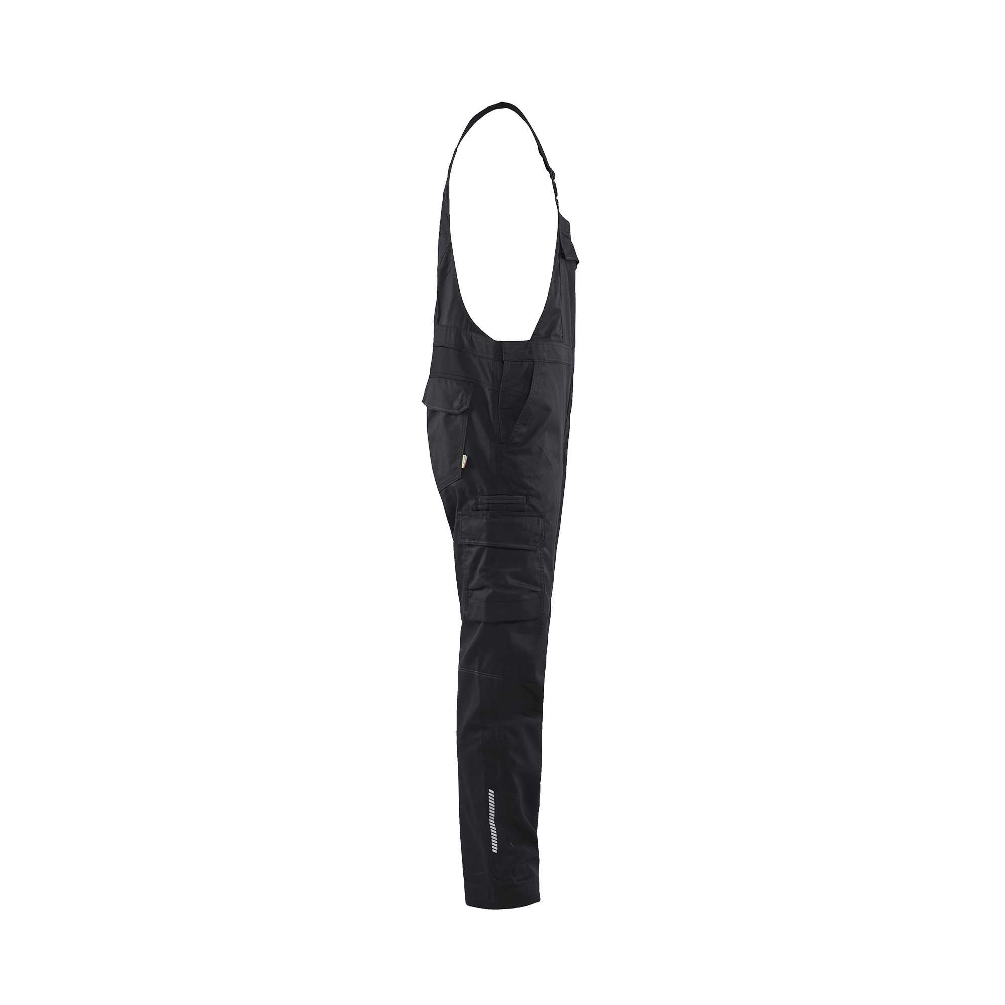 BLAKLADER 26661344 INDUSTRY BIB OVERALLS STRETCH Work Bib Trousers Men - cotton stretch fabric